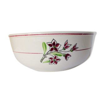 Vintage Salins porcelain salad bowl
