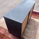 black and wood two-door sideboard