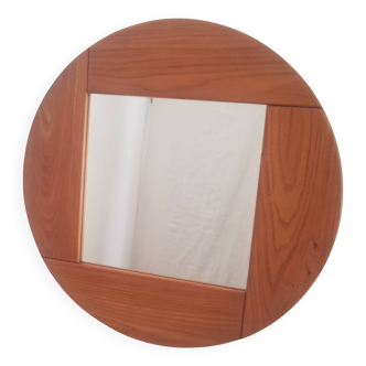 Solid elm mirror