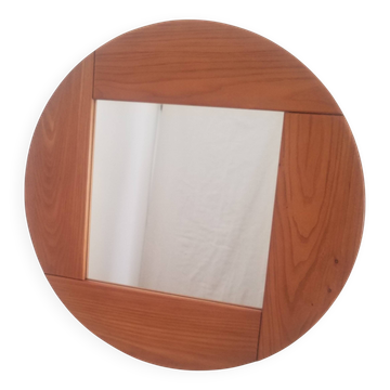 Miroir en orme massif