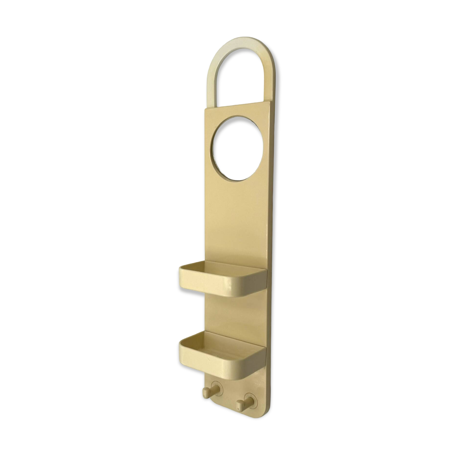 Vintage Gedy Wall Organizer with Mirror, Design Makio Hasuike 1970s