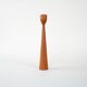 Teak candlestick, Danish design, 1970s, made in Denmark