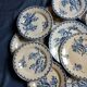 14 dinner plates + 2 "Chardons" dishes from Gien