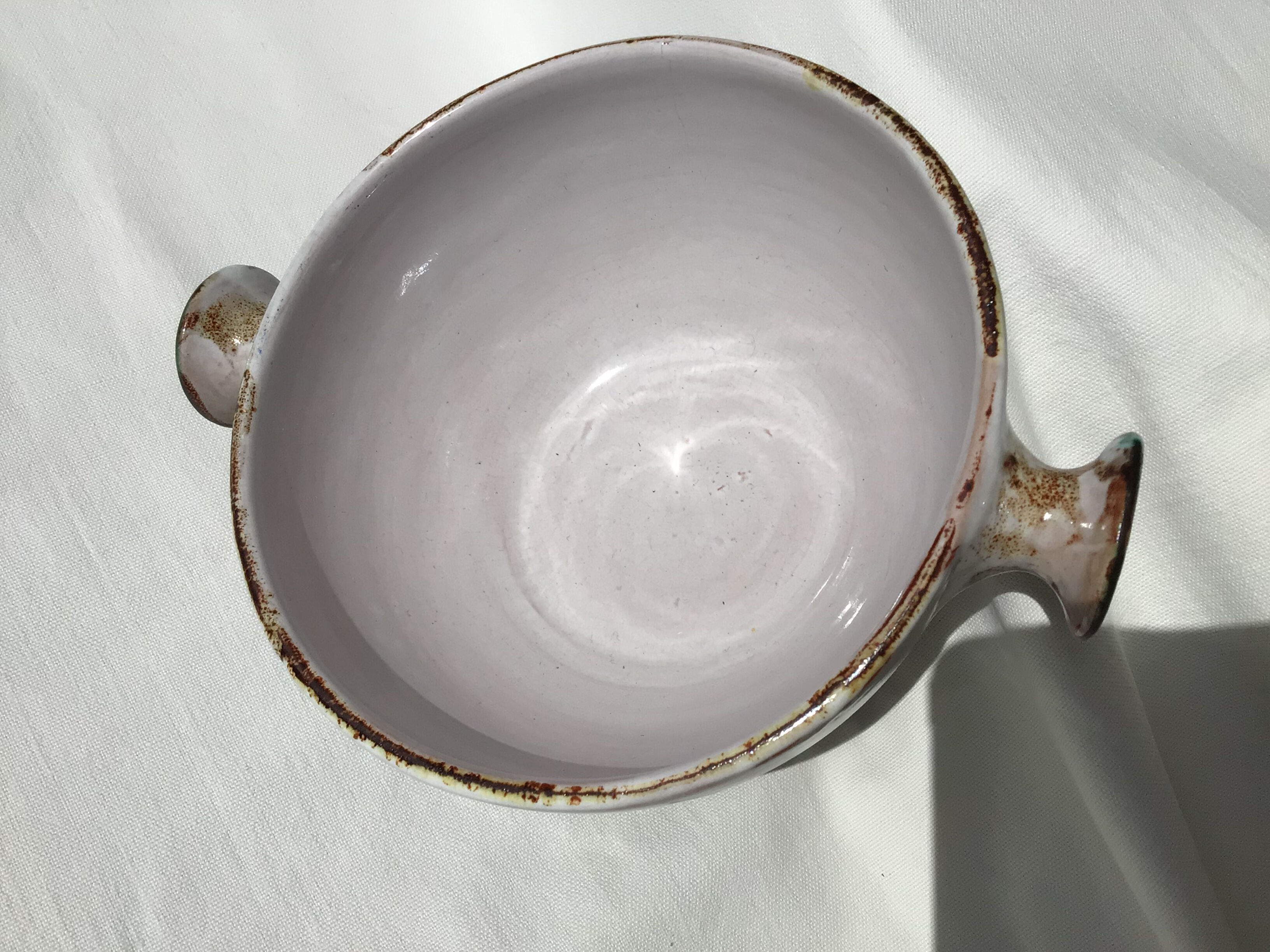 Bowl Vallauris décor thistles diameter 13cm