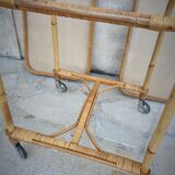 Vintage rattan service