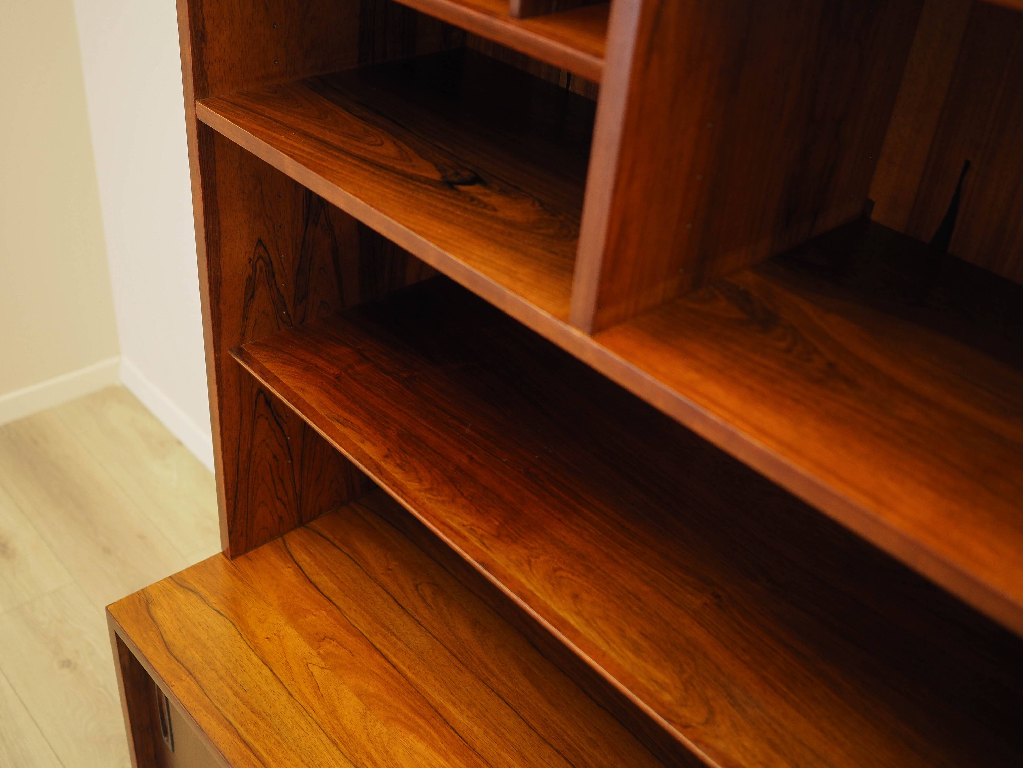 Rosewood bookcase, Danish design, 1970s, manufactured by Hundevad