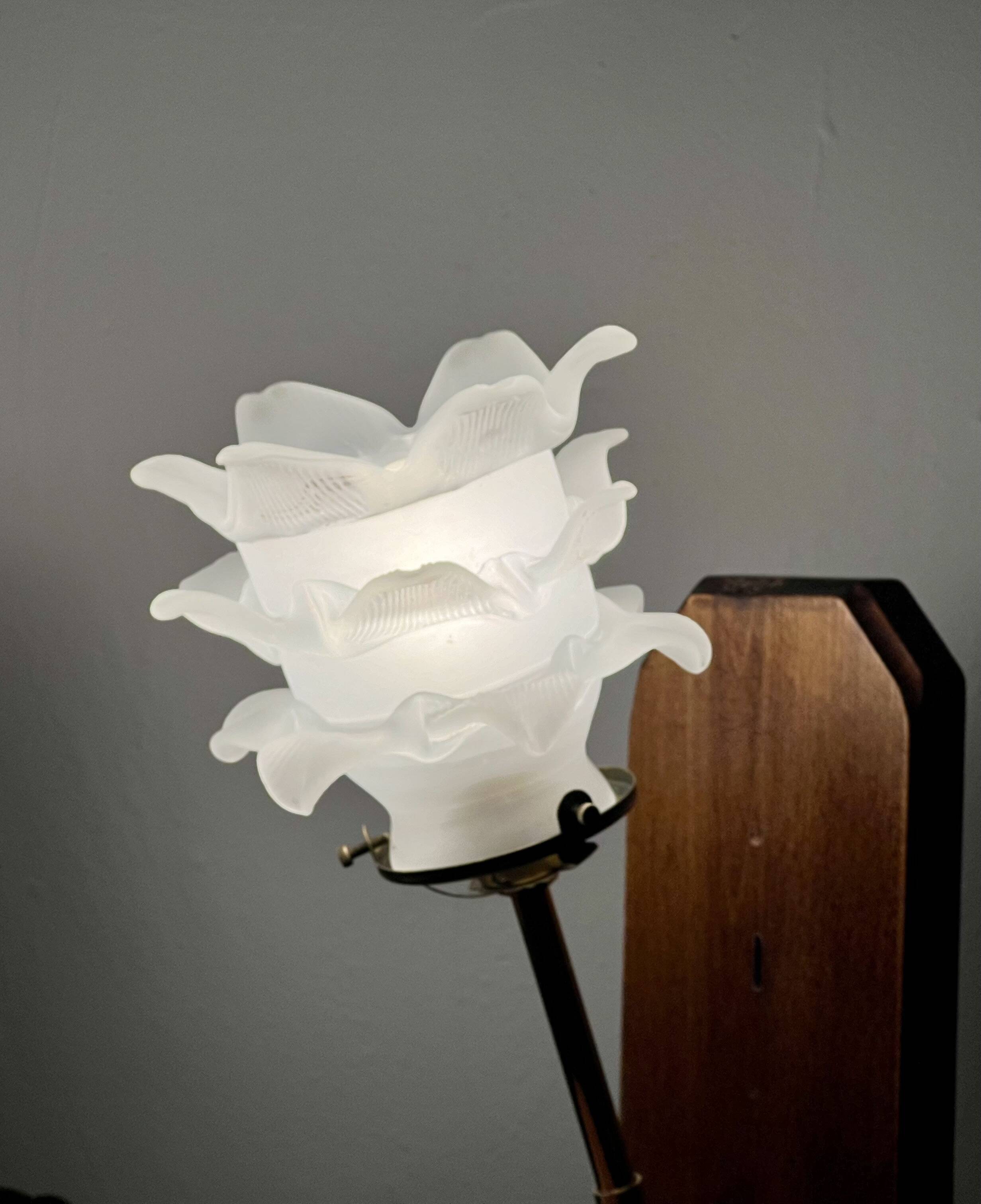 Pair of pink bedside lamps or wall lights