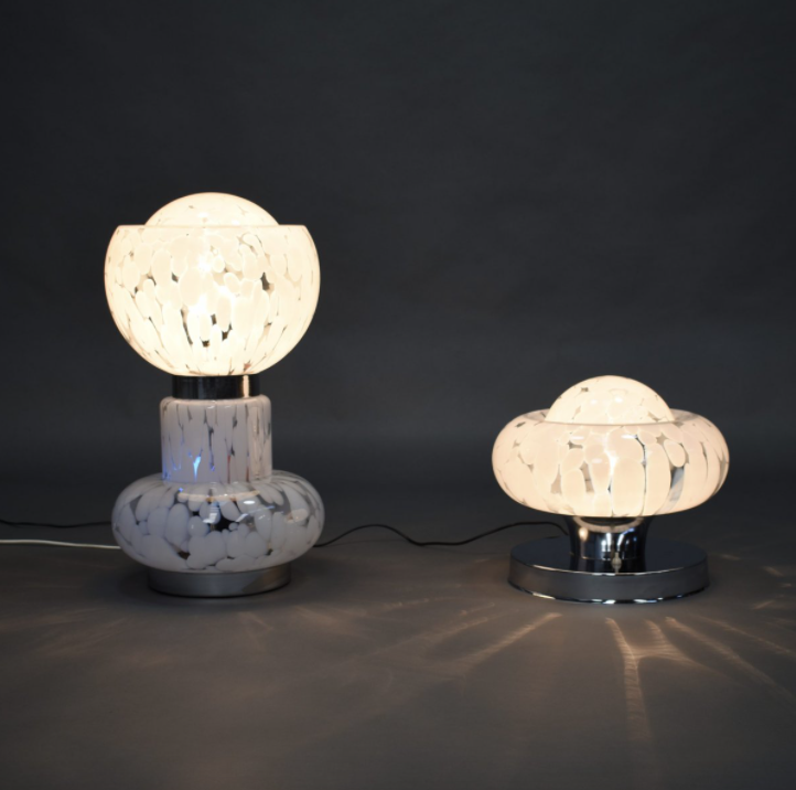 Murano Italy glass desk lamp 1970