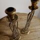 Paire de bougeoirs art deco made in Israel