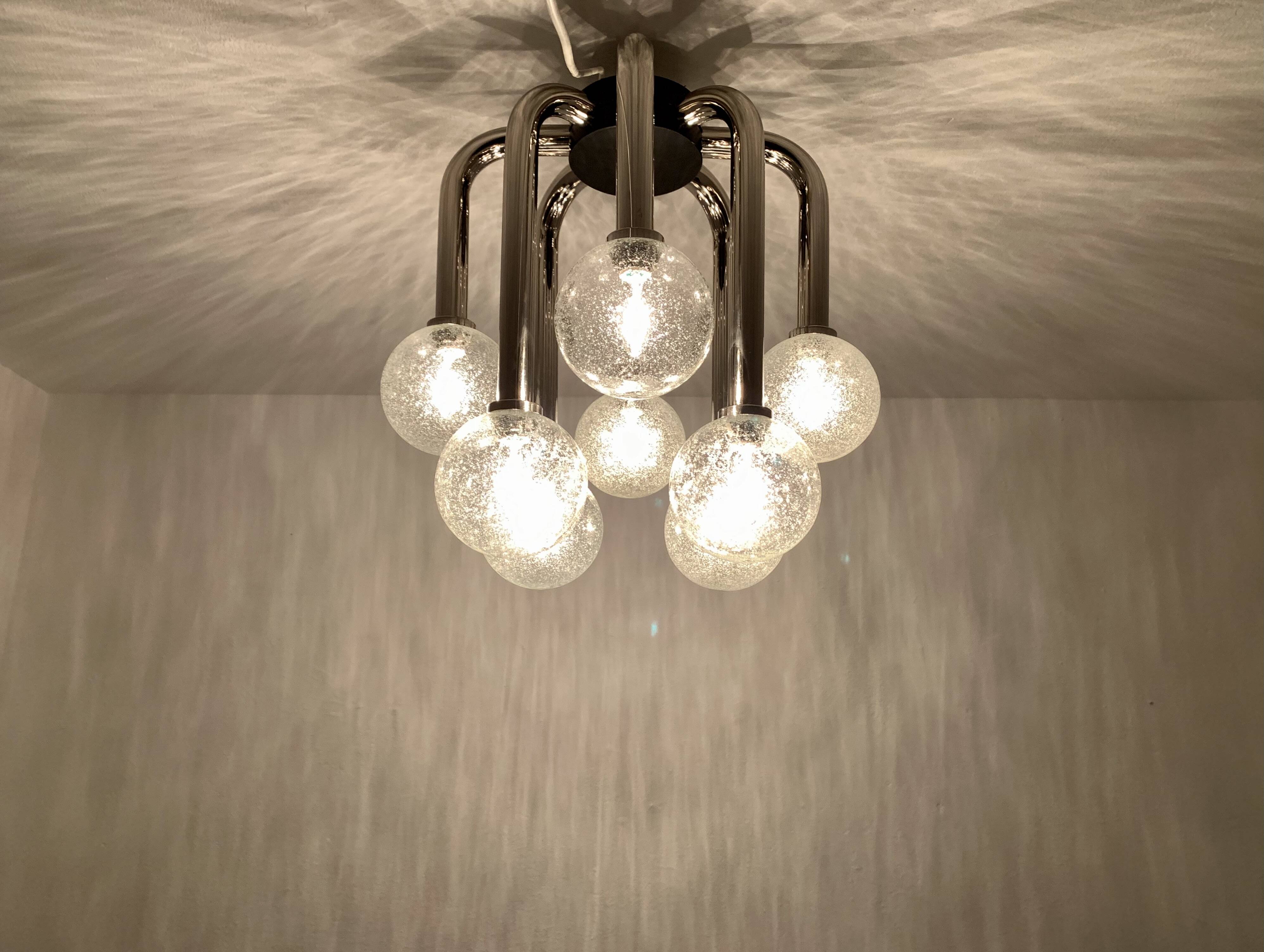 Lustre encastré Space Age par Temde