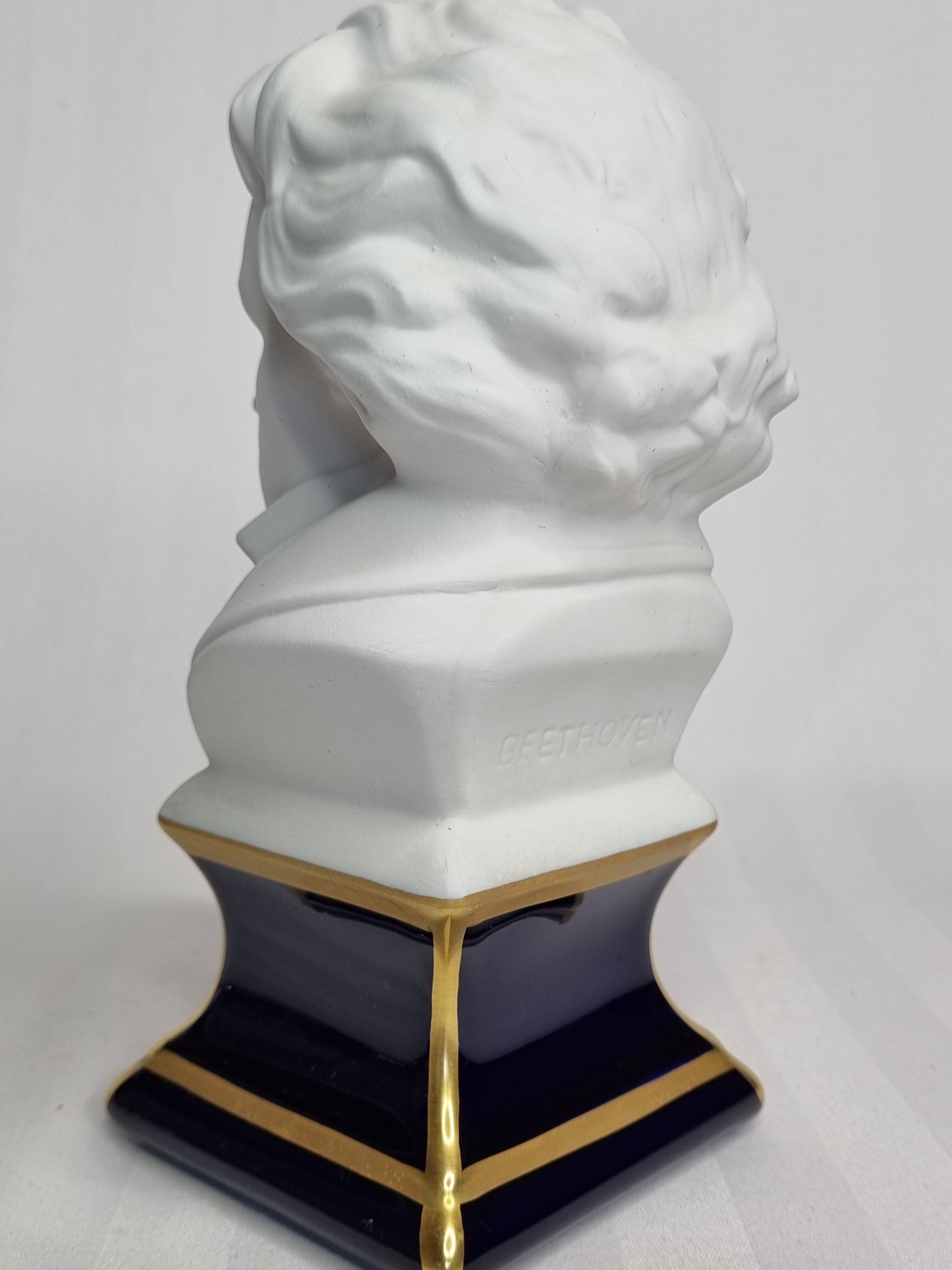 Porcelain bust of Beethoven, Tharaud, Limoges