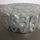 Modernist Floral Glass Wall Light Sconce Made by Hillebrand, Germany, 1970s