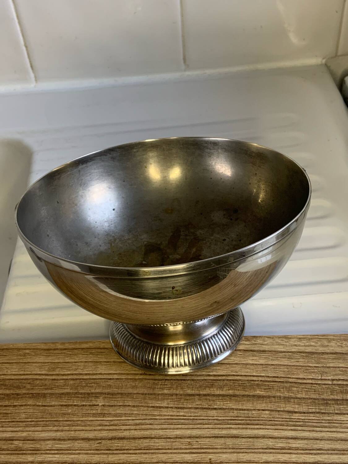 Fruit bowl / Vintage metal catch-all - 20 cm
