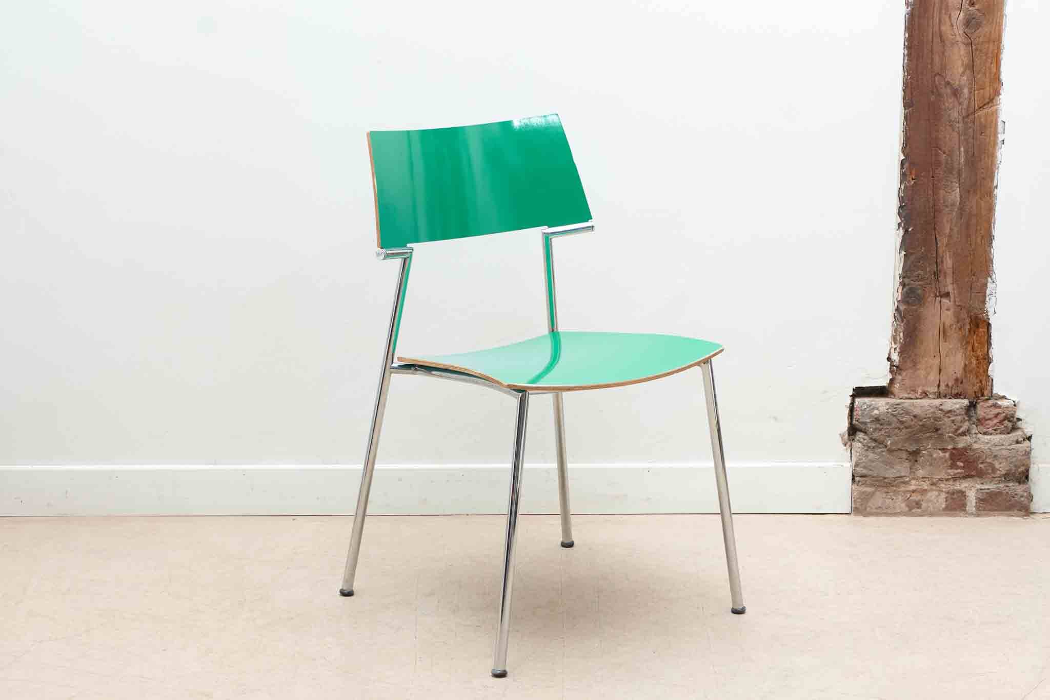 Green chair by Gijs Van der Sluis