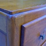 Art Deco dresser gilded oak france 1940