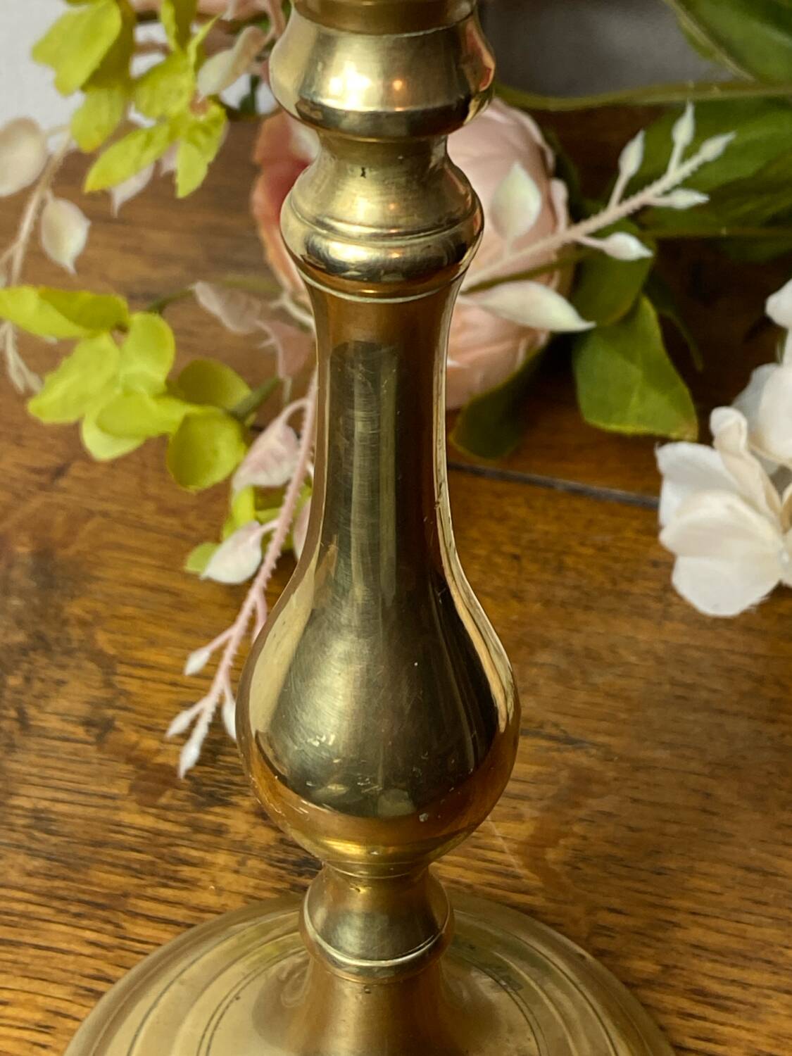 Brass candle holder