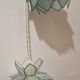 Pair of hanging lamps in mother-of-pearl