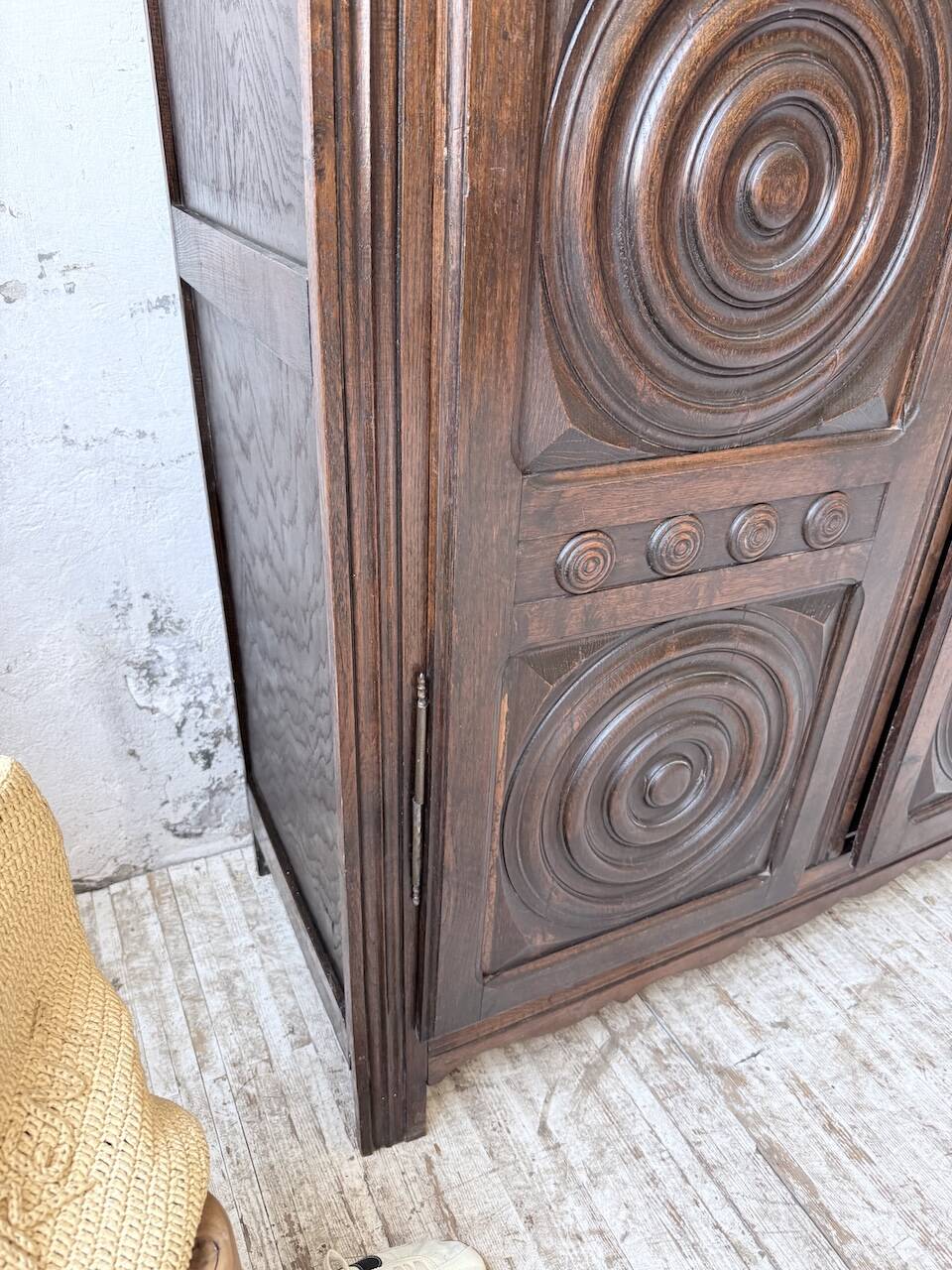 Oak wardrobe "Basque" Dudouyt
