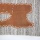 Burgundy Textile Wall Hanging, Handmade Tapestry Rug