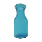Blue glass carafe
