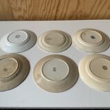6 vintage plates