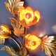 Pair of Vintage leaf wall lights by Hans Kögl, 1970s