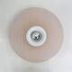Postmodern Italian pink glass wall lamp, 1980s