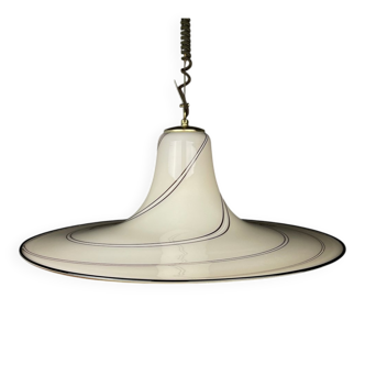 Beige Murano glass pendant, Italy, 1970s