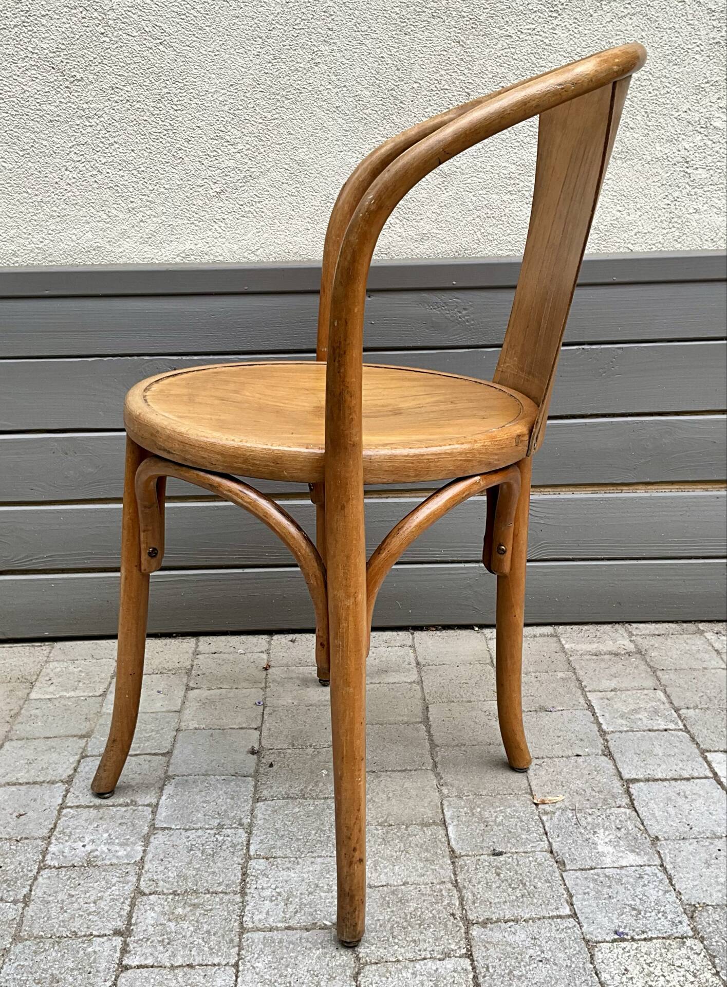Fauteuil Fischel en bois courbé, début XXe