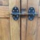 Antique Parisian wardrobe in solid pine