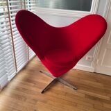Panton Heart cone armchair