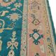 Hand Knotted Oushak Rug. Custom Size & Colors. Turkish Green Wool Area Rug. Antique 1900s Inspired Design. Made to Order