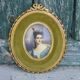Portrait miniature medallion
