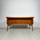 1960s Vintage Curved Teak Writing Desk by Svend Aage Madsen