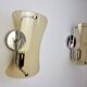 Pair of black sconces, murano glass, Italy, 1960