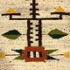 Woolen kelim wall hanging table runner Poland 1970’s