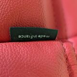 LIGNE ROSET Togo Sofa Indiana Red Leather Michel Ducaroy