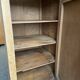 Unfinished wood storage unit