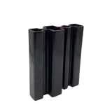 Angelo Mangiarotti, Space age brown ceramic vase, Fratelli Brambilla Italy ca. 1968