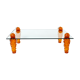 Resin glass coffee table signed Garouste & Bonetti 1990