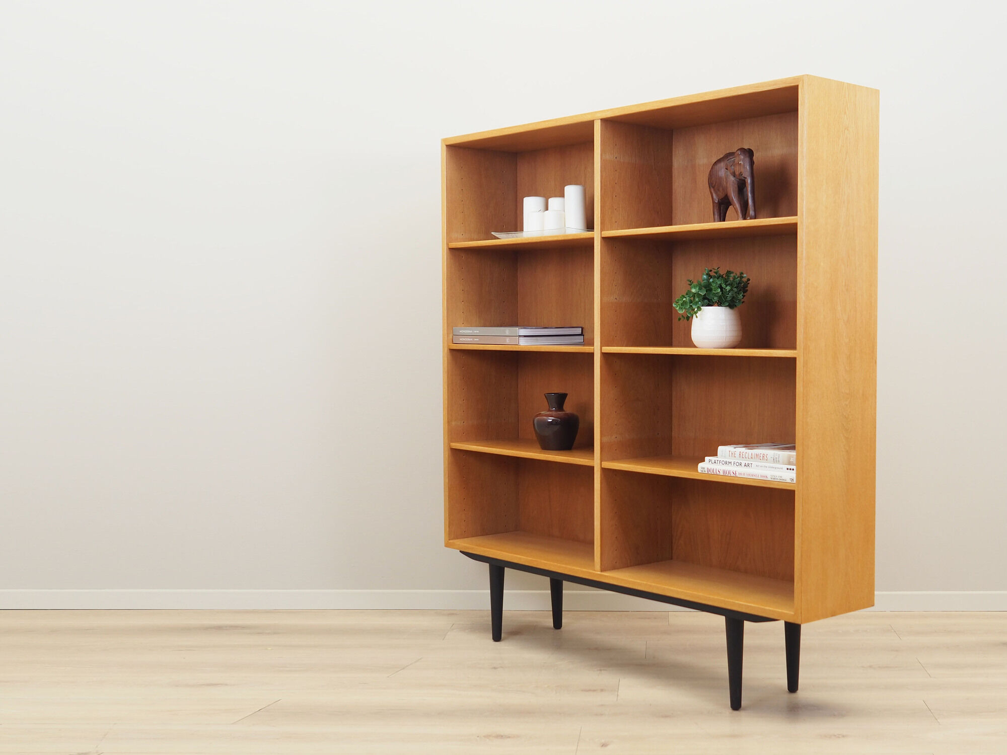 Ash bookcase, Danish design, 1960s, designer Børge Mogensen