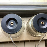 Paire de lampes de chevet vintage