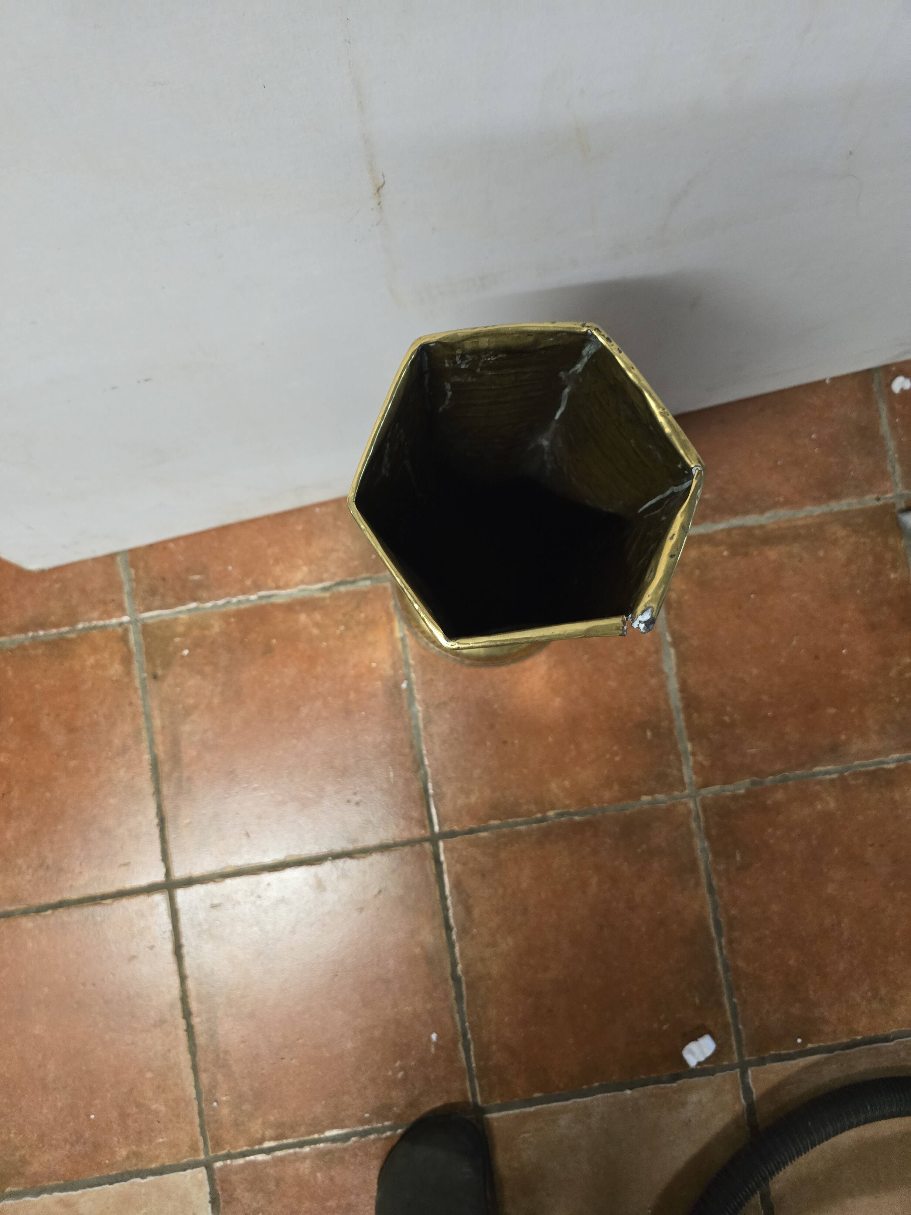 Copper umbrella stand