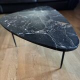 HABITAT Marble and Black Metal Nesting Tables