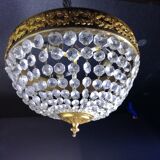 Louis XVI style tassel basket ceiling lamp