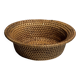 Small flared bowl made of woven Indonesian rattan D20 H6