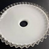White opaline lampshade late 19th early 20th century