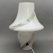 Mushroom table lamp in Murano glass by De Majo, large vintage design from the 70s.