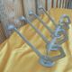 4 vintage school hooks