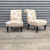 Pair of 1950s cocktail armchairs
